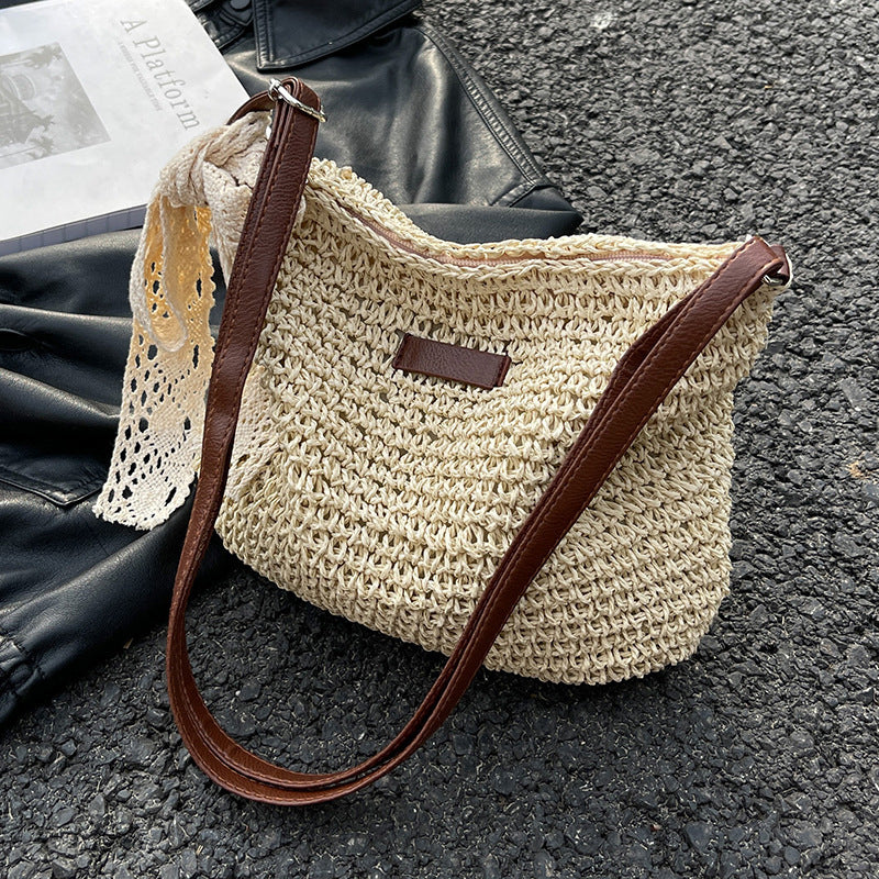 Gemma Straw Shoulder Bag