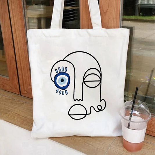 Olivia Canvas Tote Bag