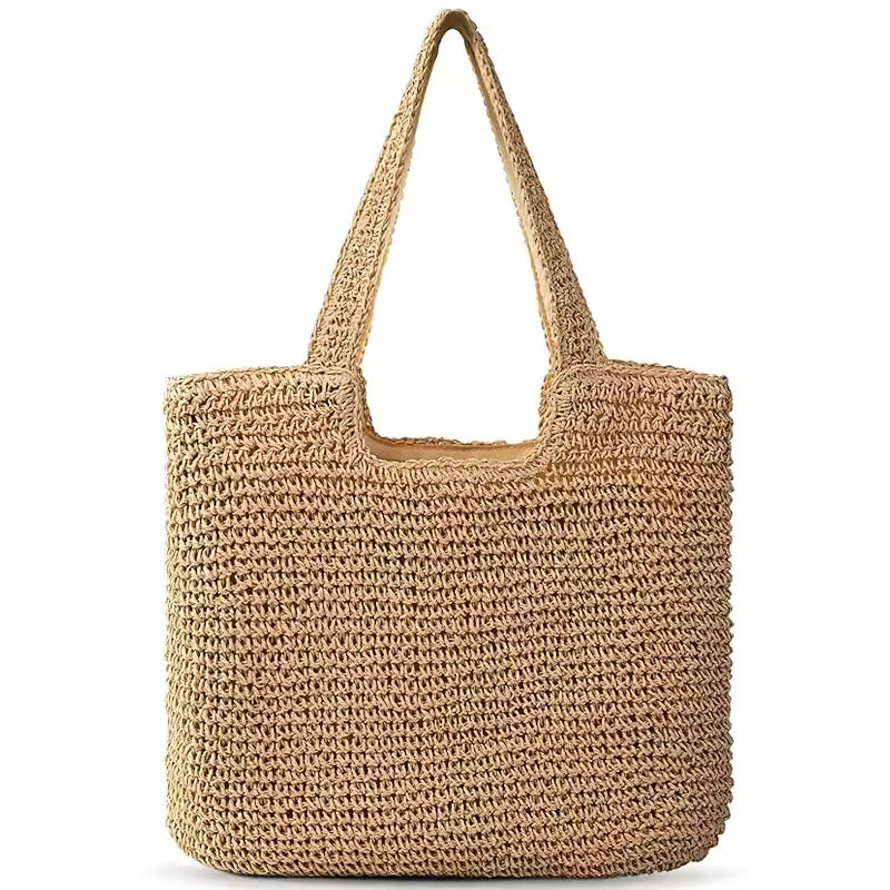 Joan Straw Beach Bag