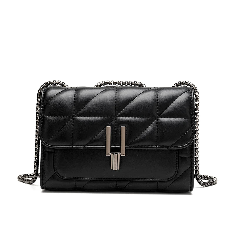 Luxe Noir Crossbody Bag