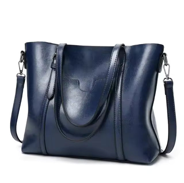 Luxe Vibe Tote - Stylish Vegan Leather Bag