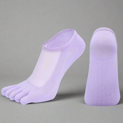 FootVeyron Women's Yoga & Pilates Grip Socks