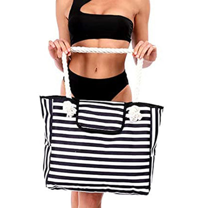 Emmy Canvas Beach Tote