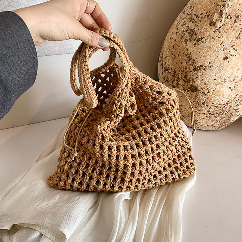 Therese Straw Shoulder Bag