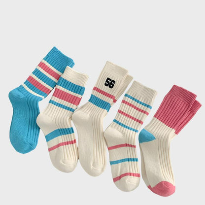 WinterStripes Women's Autumn & Winter Crew Socks