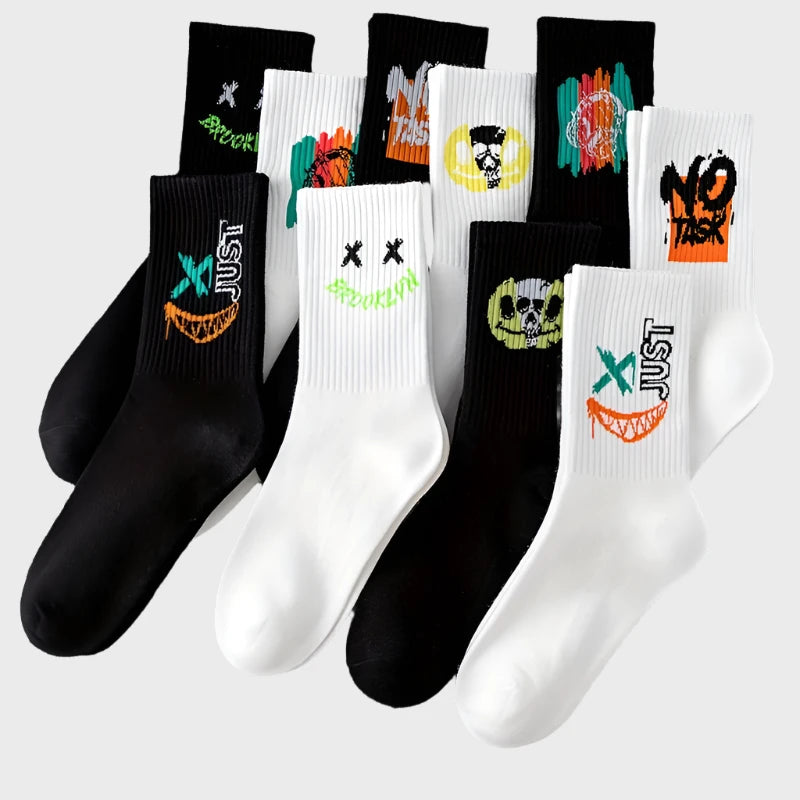 FigureKicks Unisex Quality Comfortable Crew Socks - 10 Pairs