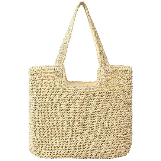 Joan Straw Beach Bag