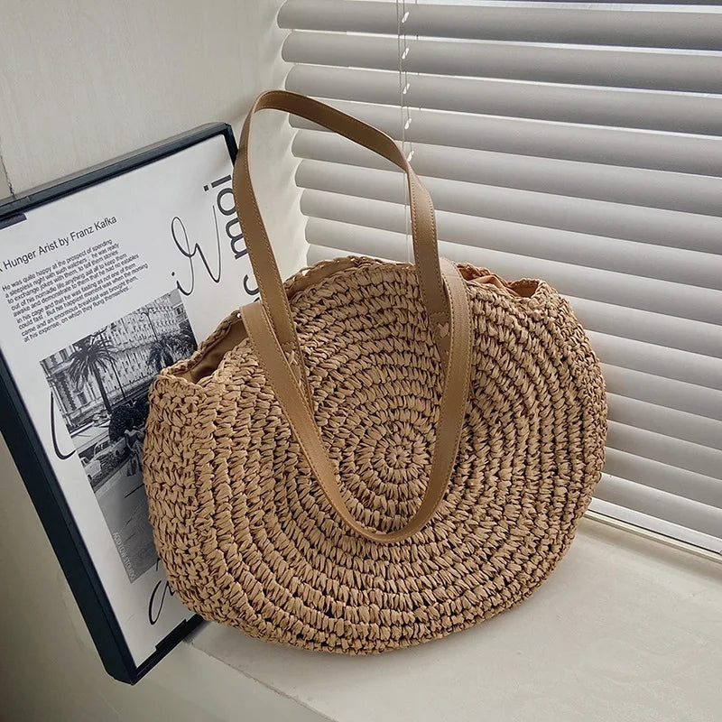 Elmie Straw Shoulder Bag