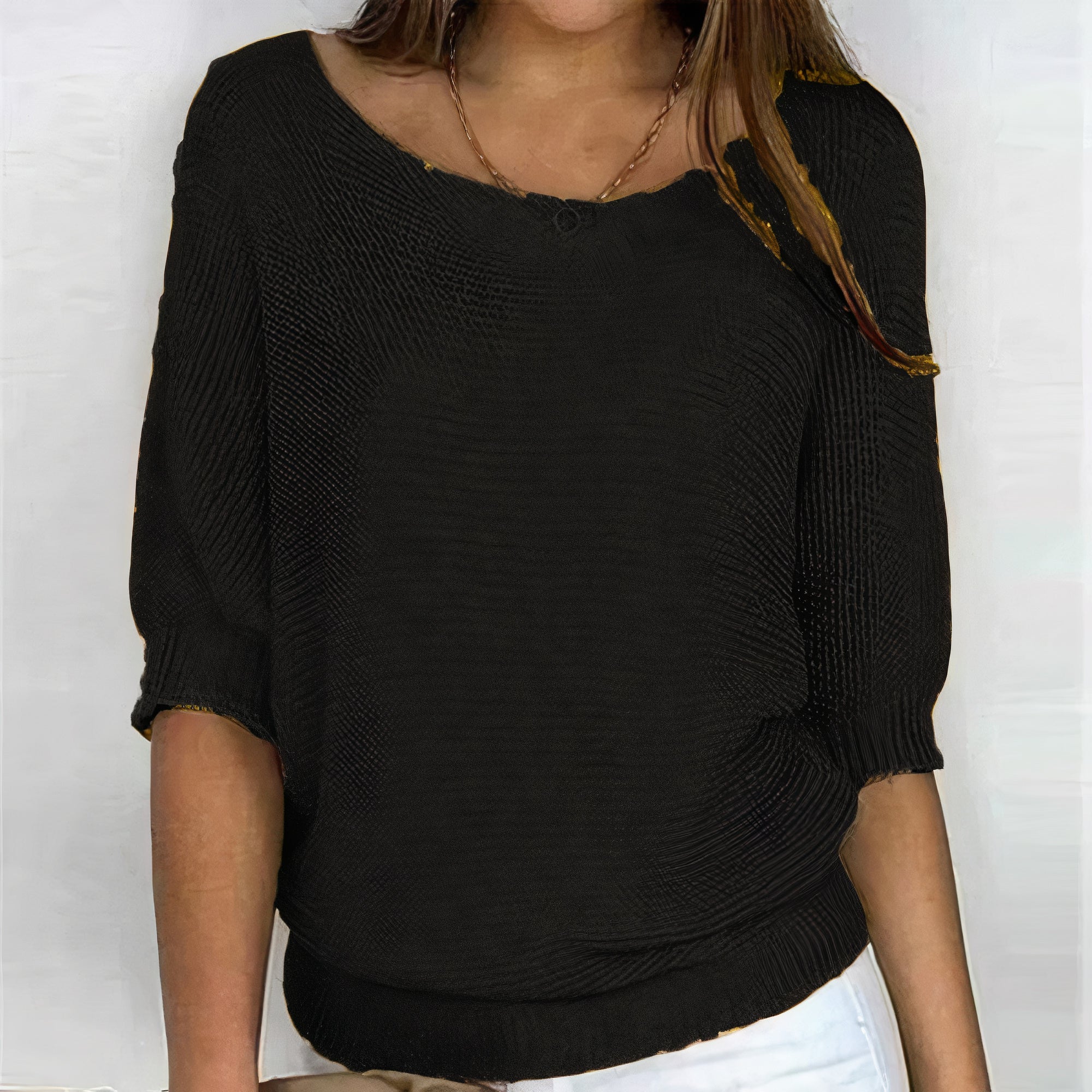 Women's Knitted Pullover Sweater - Cozy & Elegant Knit Design for All Occasions 6