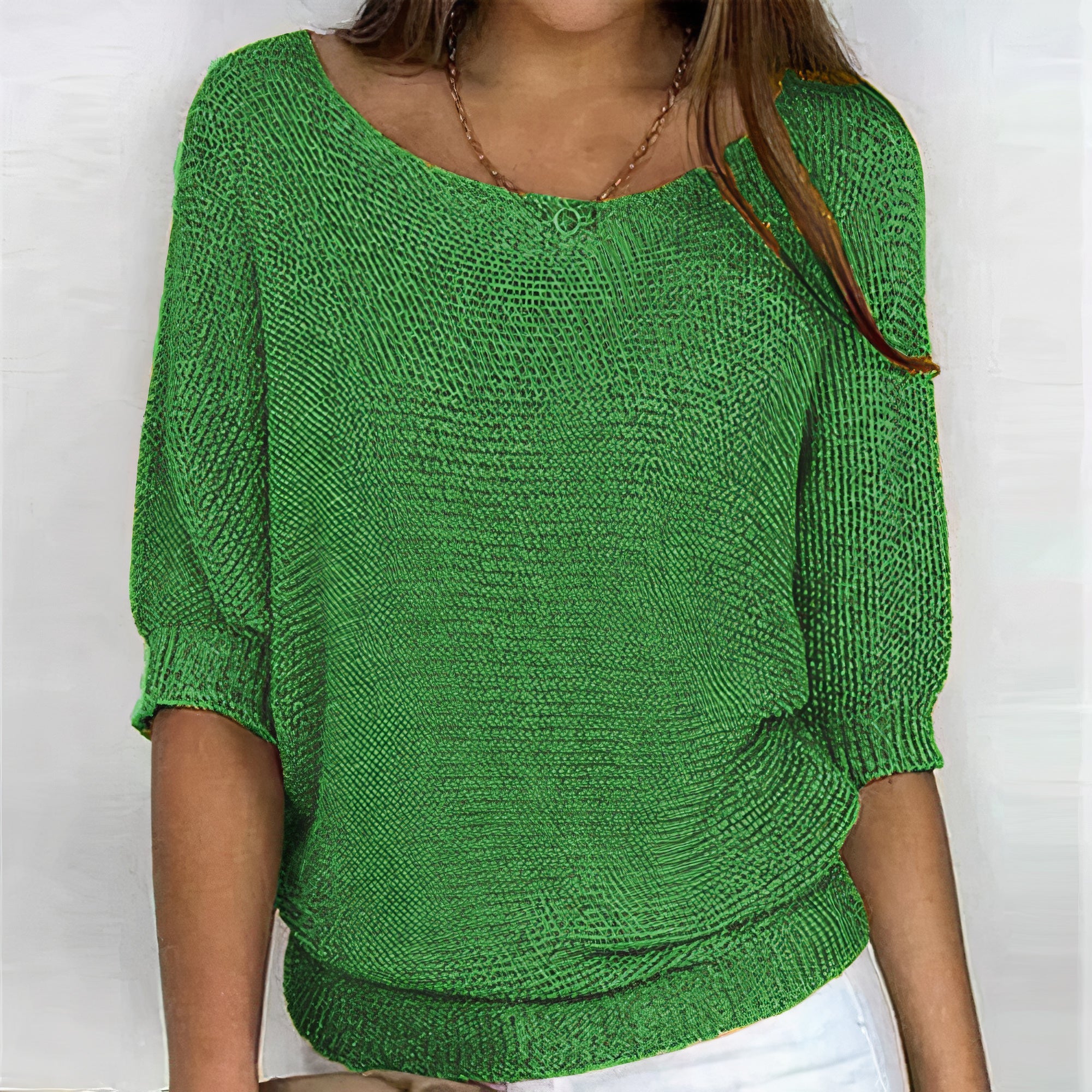 Variant image for Women's Knitted Pullover Sweater - Cozy & Elegant Knit Design for All Occasions-55