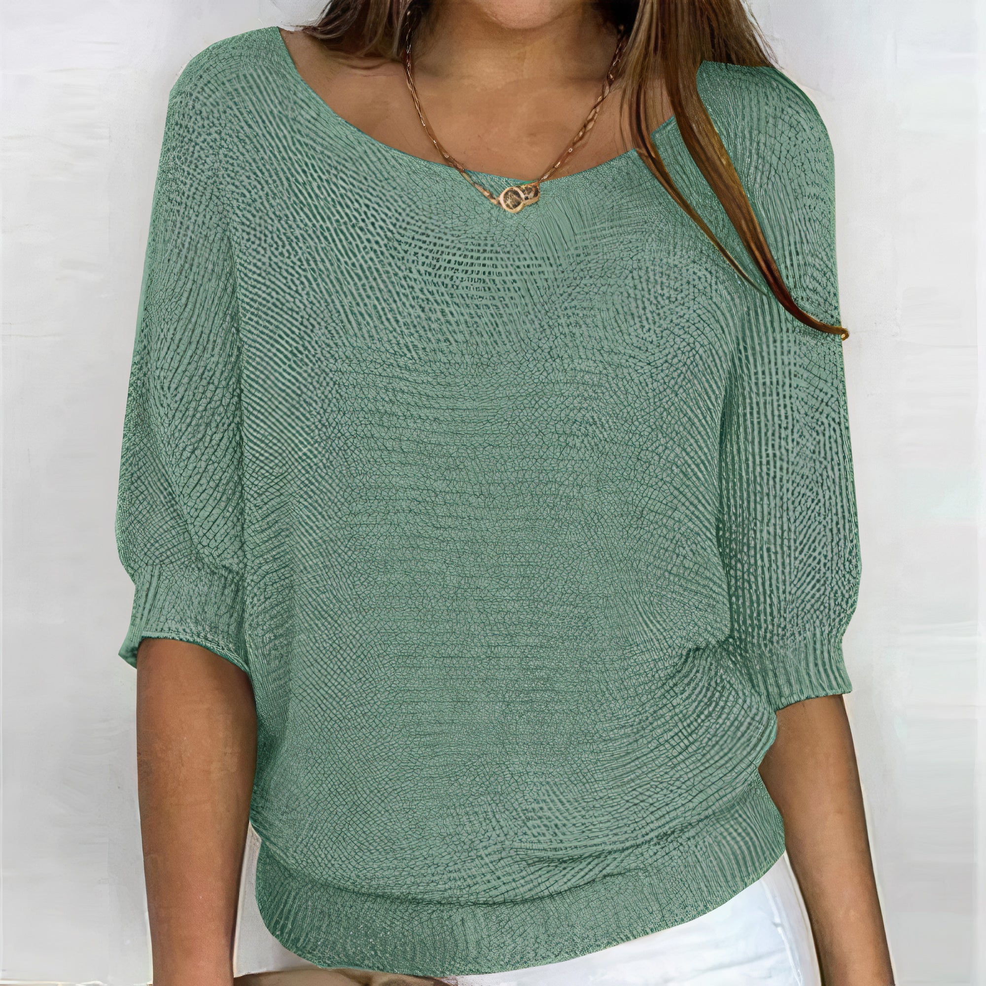 Variant image for Women's Knitted Pullover Sweater - Cozy & Elegant Knit Design for All Occasions-49