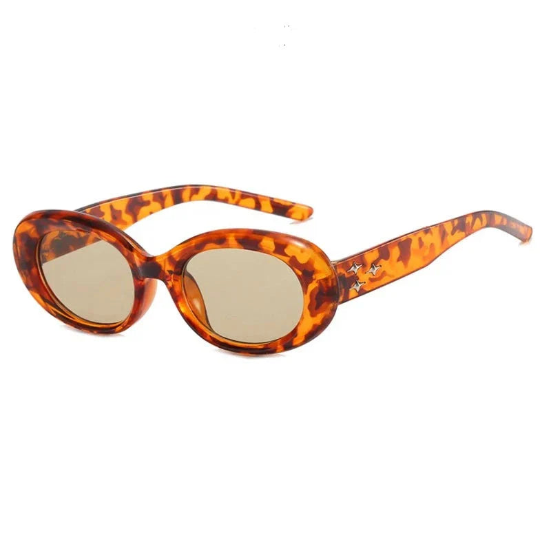 Nora Vintage Oval Sunglasses for Women