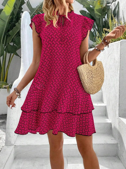 Krestie Elegant Floral Summer Dress