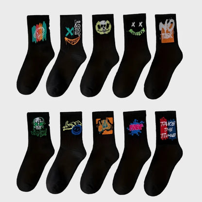 FigureKicks Unisex Quality Comfortable Crew Socks - 10 Pairs