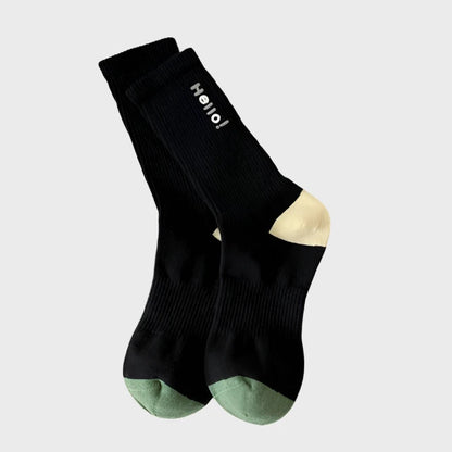 HelloPairs Women's Warm Crew Socks