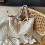 Marie Straw Shoulder Bag