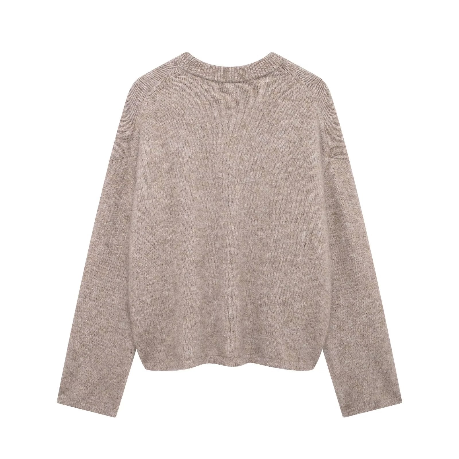 Women's Turtleneck Sweater - Cozy Thick Knitted Pullover for Casual Wear