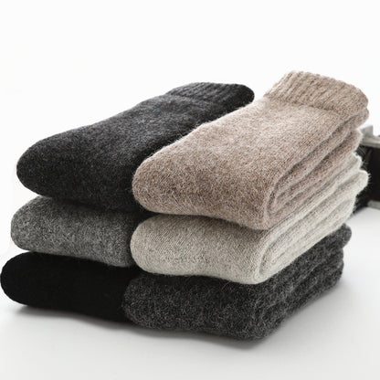 ArcticWarm Men's Thick Wool Crew Socks - 1 Pair