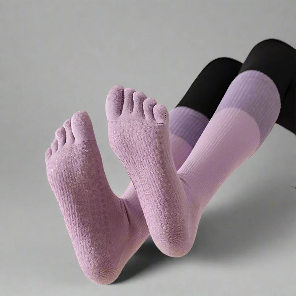 EaseHarmony Yoga & Pilates Grip Socks For Women