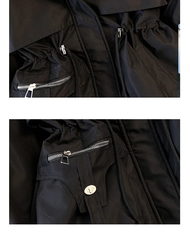 Women's Puffer Jacket - Warm Down Coat with Removable Hood for Winter-2