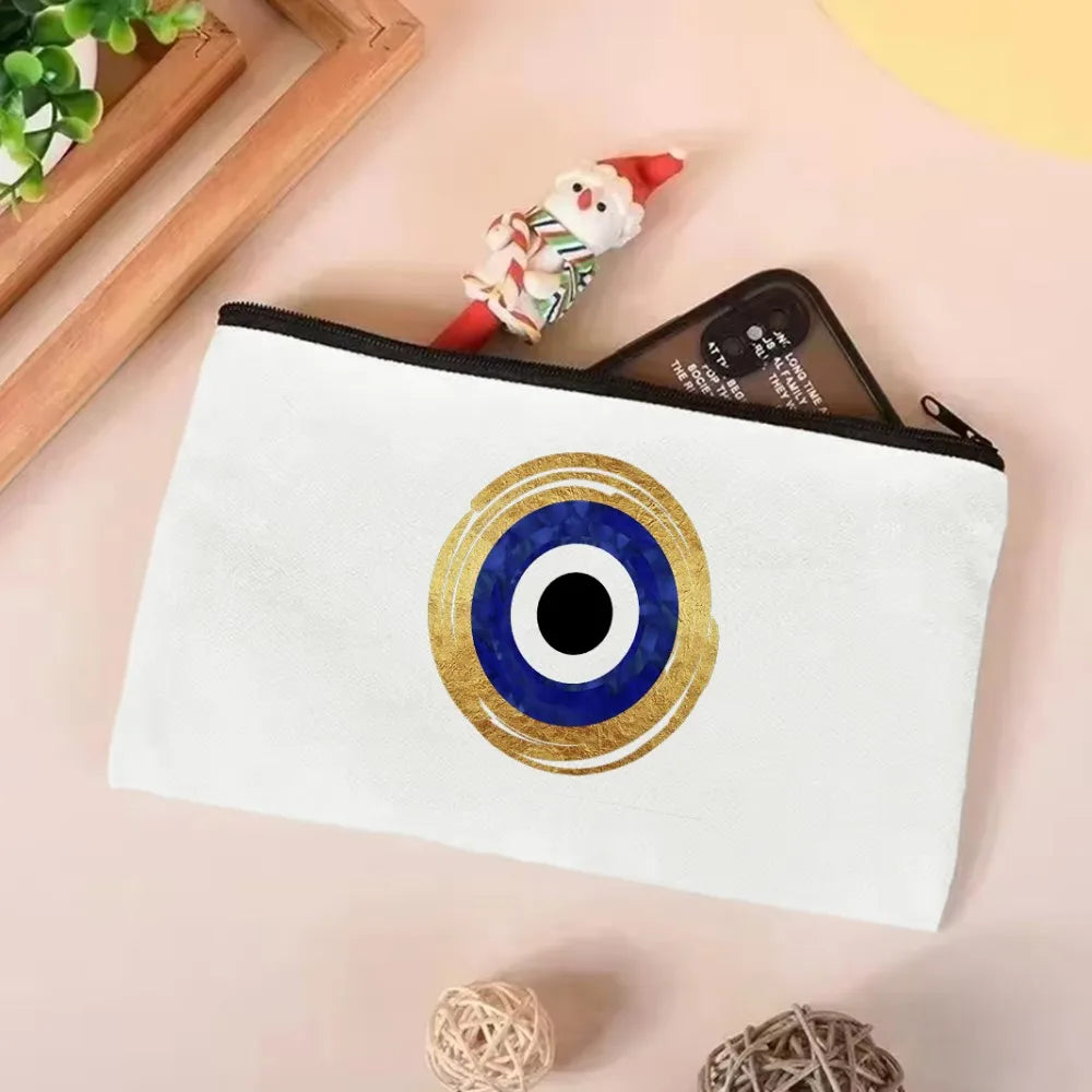 Alia Canvas Makeup Pouch