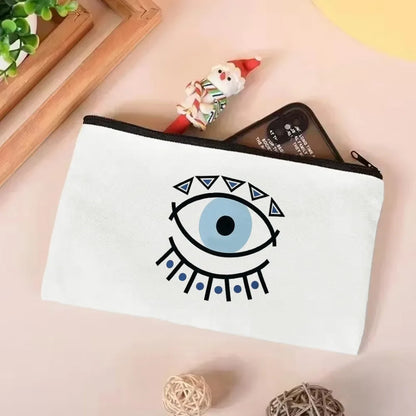 Alia Canvas Makeup Pouch