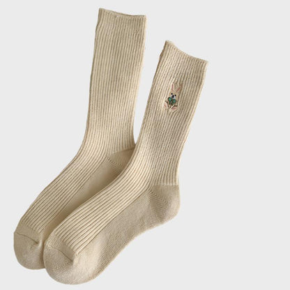 MacaronWooly Women's Warm Crew Socks