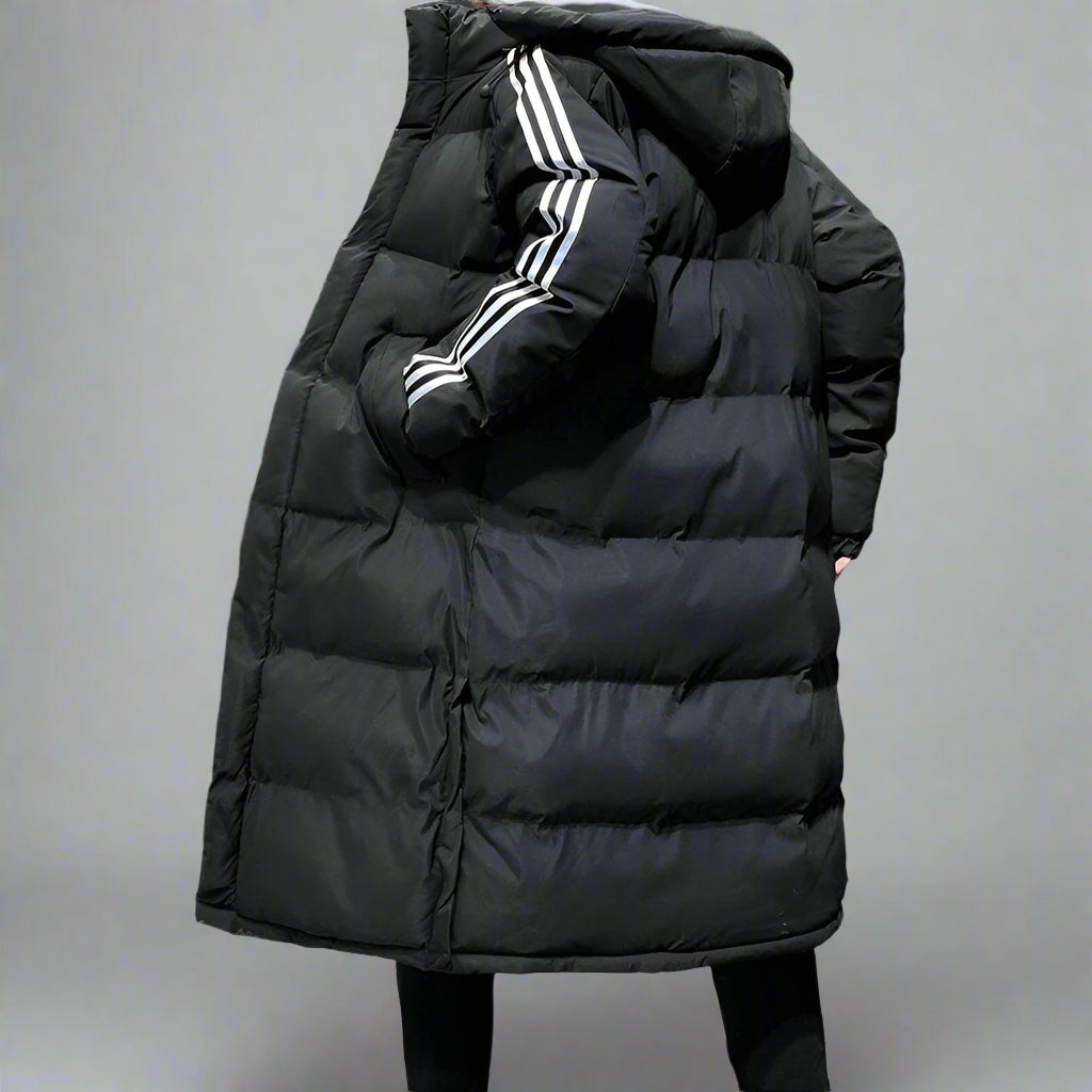 Women's Long Winter Jacket with Hood - Stylish Women's Coat for Cold Weather 2