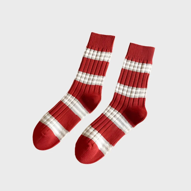 FestiveFit Women's Cotton Crew Socks