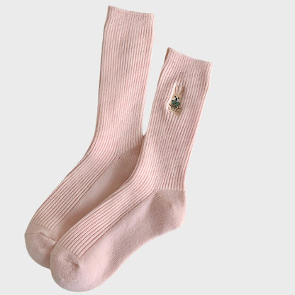 MacaronWooly Women's Warm Crew Socks