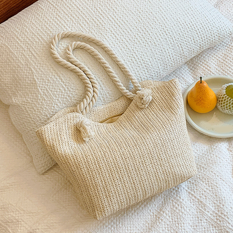 Lily Straw Shoulder Bag