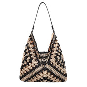 Ethereal Essence - Bohemian Straw Shoulder Bag
