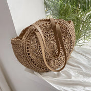 Boho Bliss Bag - Stylish Straw Shoulder Bag