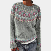 Women's Woolen Sweater with Stylish Prints - Warm, Comfortable, Various Colors 2