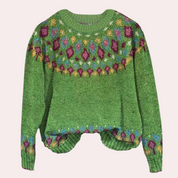 Women's Woolen Sweater with Stylish Prints - Warm, Comfortable, Various Colors 3
