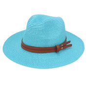 Unisex Wide Brimmed Straw Beach Hat for Sun Protection and Outdoor Style 16