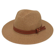 Unisex Wide Brimmed Straw Beach Hat for Sun Protection and Outdoor Style 20