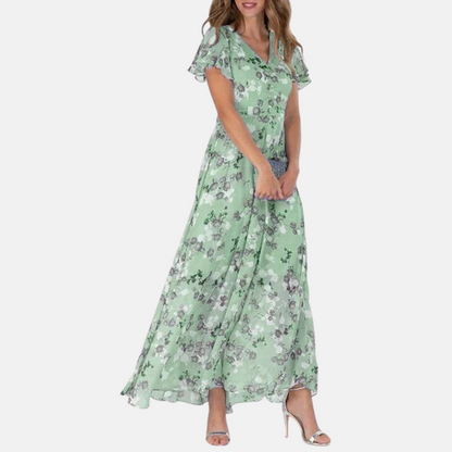 Abigail Elegant Floral Summer Dress