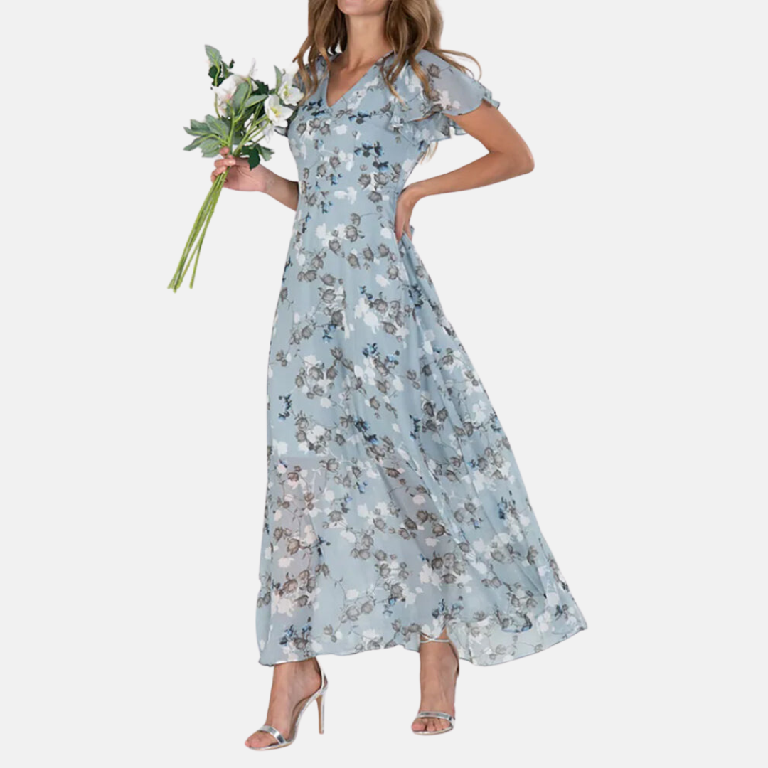 Abigail Elegant Floral Summer Dress