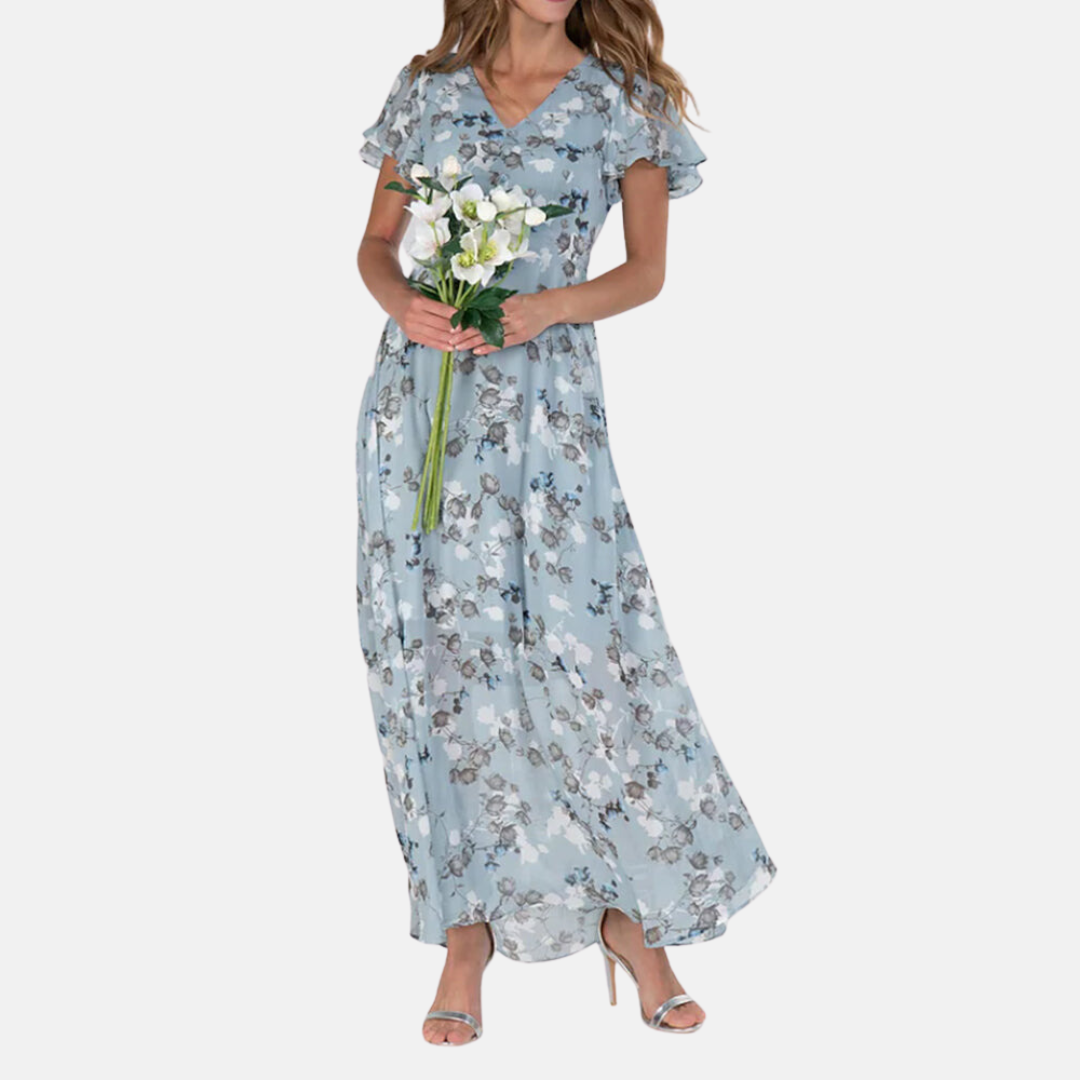 Abigail Elegant Floral Summer Dress