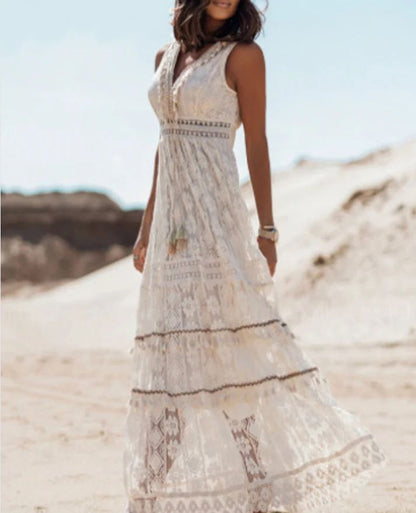 Charmine Boho Summer Midi Dress