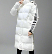 Variant image for Women's Long Winter Jacket with Hood - Stylish Women's Coat for Cold Weather-11