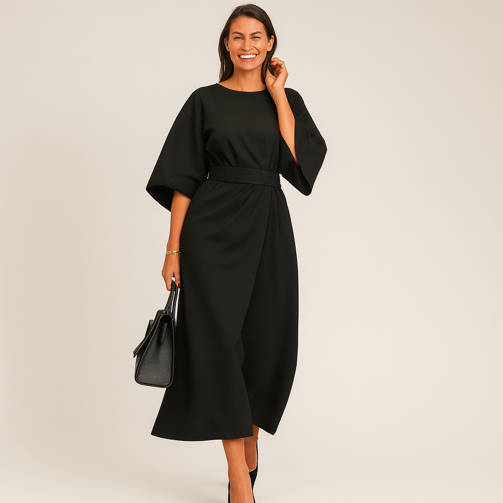Women's Belted Maxi Dress - Elegant Flowing Summer & Formal Dresses