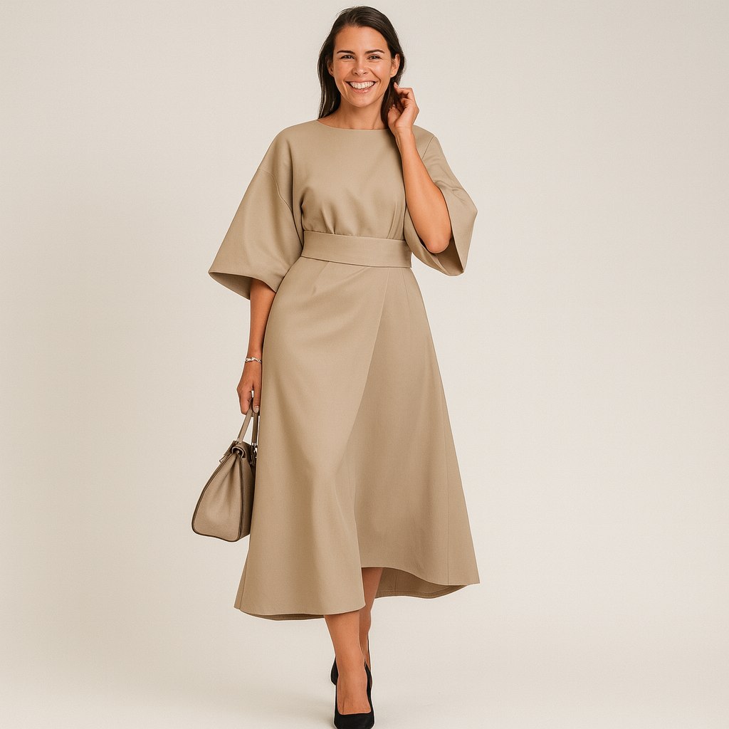 Women's Belted Maxi Dress - Elegant Flowing Summer & Formal Dresses