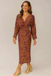 Women's Boho Wrap Maxi Dress - Adjustable Fit Summer Dress for Casual Occasions