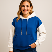 Women's Hoodie with Laces - Stylish Sweatshirt for Casual Comfort