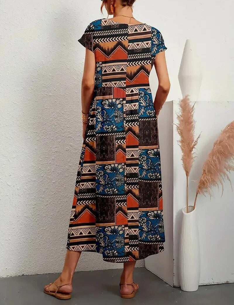 Women's A-Line Summer Dress for Casual and Semi-Formal Occasions 3