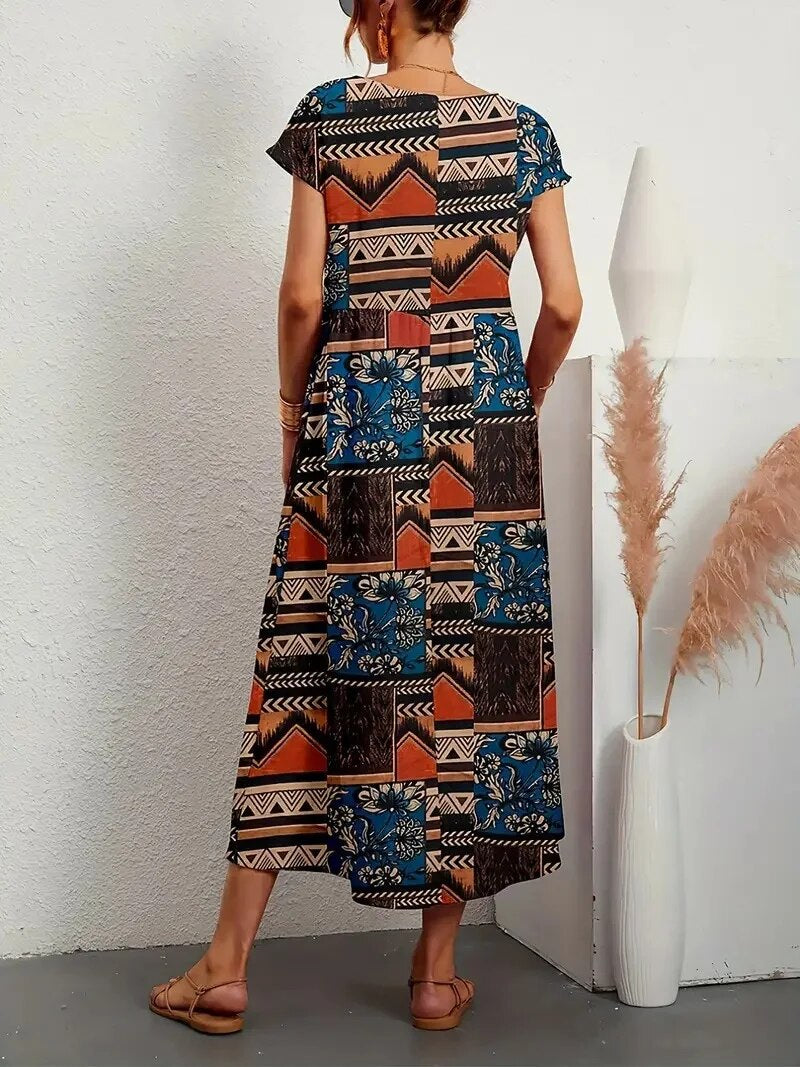 Women's A-Line Summer Dress for Casual and Semi-Formal Occasions 3