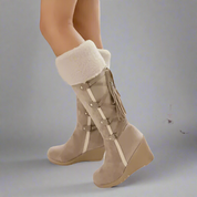 Women's Black Knee High Boots - Stylish and Comfortable Fashion Footwear 0