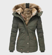Women's Black Puffer Jacket - Stylish Winter Coat for Women with Hood 2
